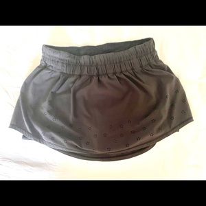 lululemon athletica Charcoal Mini Skirt